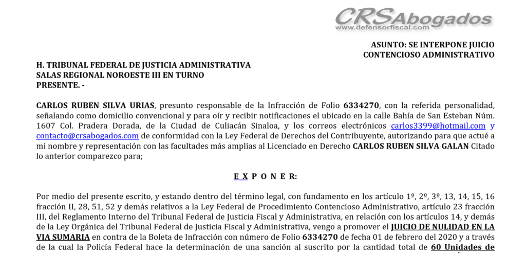 La Notificación Personal En El Juicio Contencioso Administrativo 👨🏻‍⚖️⚖